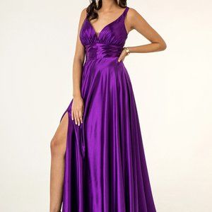 open lace back dress Sylvia Seaside Gown main image 1